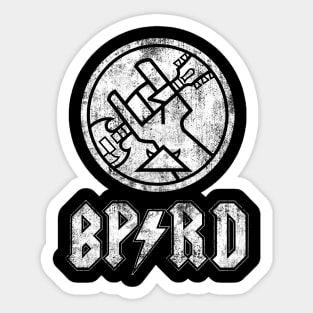 BPRD Rock Band (White dead bone) Sticker